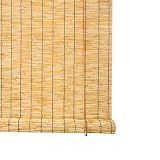 Sonnenschutz Rollo Bambus Jalousine bambusrollo für Fenster Outdoorrollos 70 75 80 85 90 95 100 105 110 115 120 125 130 135 140 145 150 155 160 cm für Balkon/Wohnung/terrasse(Natural)