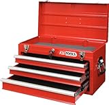KS Tools 891.0003 Werkzeugtruhe mit 3 Schubladen-rot, L508xH255xB303mm