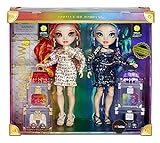Rainbow High 577553EUC Special Edition Twins Laurel & Holly DE'VIOUS-2 Modepuppen mit regenbogenfarbenen Kleidern-Outfits, Accessoires und mehr-Tolles Geschenk und Sammelpuppe für Kinder ab 6 Jahren