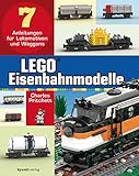 LEGO®-Eisenbahnmodelle: 7x Anleitungen für LEGO Lokomotiven und Waggons