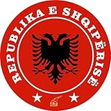 Nation Albanien Aufkleber Karte Sticker - L-019