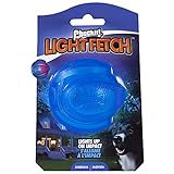 Chuckit! Light Up Apportierball aus Gummi, kompatibel mit hoher Sprungkraft, blinkendes Spielzeug für Land und Wasser, Größe M