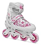 Roces Mädchen Inline-Skates Compy 8.0, White/Violet, 34-37