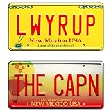 Breaking Bad | The CAPN + LWYRUP | Metal Stamped License Plates