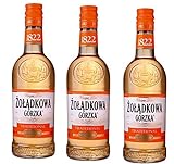 3 Flaschen Zoladkowa Gorzka Traditional Wodka 36% Vol. Polnischer Vodka a 0,5L