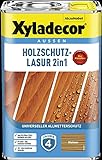 Xyladecor Holzschutzlasur 4 l Außen Imprägnierung Holzschutzmittel (Walnuss)