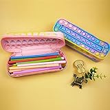 Fidget Toy Pencil Case, Pencil Pen Case - Simple Sensory Silicone Bubble Toy, Portable Stationery, Storage Pen Bag Decompression, Student Adult Travel School Office Storage Bag