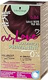 Only Love Coloration 6.84 Dunkle Beere Stufe 3 (143 ml), schonende, permanente Haarfarbe, lebendige & intensive Farben mit einer perfekten Grauabdeckung
