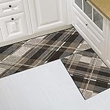 SunYe Moderne Geometrische Teppiche Rechteckige Fußmatten Verschiedene Größen Erhältlich Geeignet Für Küchen Und Hotels Wasserabsorbierende Verdickte rutschfeste Küchenfußmatten