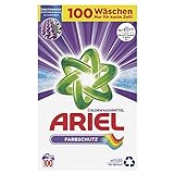 Ariel Waschmittel Pulver, Farbschutz, 100 Waschladungen, 6.5kg