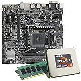AMD Ryzen 5 5600G / ASUS Prime A320M-K Mainboard Bundle / 16GB | CSL PC Aufrüstkit | AMD Ryzen 5 5600G 6X 3900 MHz, 16GB DDR4-RAM, GigLAN, M.2 Port, USB 3.2 Gen1 | Aufrüstset | PC Tuning Kit