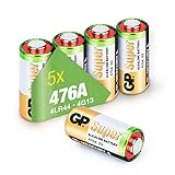 GP Batterien 4LR44 6V (PX28A / 476A) | 5er Pack 4LR44 Batterien