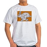 CafePress T-Shirt aus Baumwolle mit Kaninchen-Motiv, Aschgrau Gr. M, aschgrau