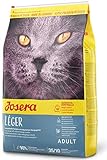 JOSERA Léger (1 x 10 kg) | Katzenfutter mit wenig Fett | für übergewichtige oder sterilisierte Katzen | Super Premium Trockenfutter für ausgewachsene Katzen | 1er Pack