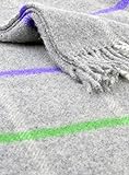 Britischer Wolle Teppich Grün, Violett, Grau und der Fensterscheibe Lifestyle Tweedmill Decke von