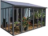 Palram Veranda San Remo Wintergarten, Grau, 295x425x310