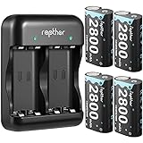 Rapthor 2800mAh Controller Battery Pack for Xbox One/Xbox Series X/Xbox One S/Xbox One X/Xbox One Elite, 4x2800 mAh Rechargeable Battery