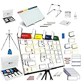 pmxboard Project Management Board Set, Combo Kit X. Agile Management Bundle Project Board Kit Project Management Planner Toolkit Full Magnetic Kanban Board Set Desktop Kanban Board Set 2 in 1