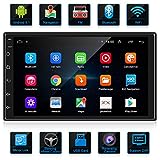 ANKEWAY 7 Zoll RDS Android Autoradio 2 DIN Bluetooth Autoradio FM Radio GPS Navigation, Auto-Multimedia-Player mit 1080P HD-Touchscreen, WiFi-Internet-Tethering, Rückfahrkamera