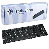 Trade-Shop Laptop-Tastatur/Notebook Keyboard Ersatz Austausch Deutsch QWERTZ für Medion Akoya E7220 E7222 H36 H36X H36YB P6625 P6634 P7818