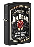 Zippo Jim Beam Black Matte Pocket Lighter
