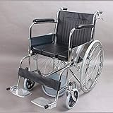 YAeele Medizin und Rehabilitation Stuhl, Rollstuhl, klappbaren tragbaren Elderly Rollstuhl und Behindertenhandbremse Sitz Rollstuhl Rollstuhl, Driving Medical Adult Medizintechnik, ohne WC Inflatable