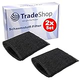 2x Trade-Shop Schaumstofffilter/Schwammfilter/Filter kompatibel mit Kärcher WD 2.200, WD 2.500, WD 3.300, WD 3.300M, SE 4001, SE 4002, MV2, MV3