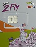 Sim2Fly Prepaid Sim Karte Asien für 21 Länder - 6GB Datenvolumen für 8 Tage in LTE Geschwindigkeit