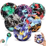 BGTLJKD 6 Stück Astro Jump Ball Space Ball Hohe Springender Gummiball Sprünge Jumpball Bounce Ball Bouncing Ball Springball für Kinder Sporttraining, Outdoor Sp