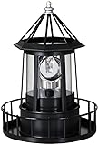 LED Rotierender Leuchtturm, Solarleuchte, Leuchtturm, Leuchtturm, für Garten, Hof, Außendekoration