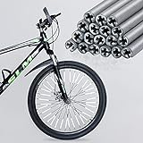 AIXMEET 72 Stück Reflektoren Fahrrad, Speichenreflektoren Set, 3M Speichenreflektoren Fahrrad für 27,5 28 und 29 Zoll Felgen, 360 Grad Sichtbarkeit