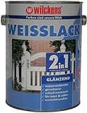 Wilckens 2-in-1 Weisslack glänzend, 2,5 L, weiß 10491100080