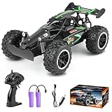Yabtf Ferngesteuertes Auto, 2.4Ghz RC Auto, 1:18 20km/h RC Buggy, 40m Fernbedienung Offroad Spielzeugauto, Wiederaufladbares 2WD RC Car für Kinder ab 6 Jahre, G03063R