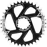 XUXHOU Fahrräder mit Positiver und Negativer Scheibe, Keramiklager-Schaltwerksrolle für Mountainbikes (38T)