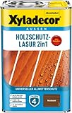 Xyladecor Holzschutz-Lasur 2 in 1, 4 Liter Nussbaum