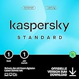 Kaspersky Standard Anti-Virus 2024 | 1 Gerät | 1 Jahr | Umfassender Schutz | Online-Banking Schutz | Leistungsoptimierung | PC/Mac/Mobile | Aktivierungscode per Email
