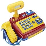 Theo Klein 9330 Elektronische Registrierkasse I Spielkasse mit Scanner, Taschenrechner, Sound I Inkl. Spielgeld I Spielzeug für Kinder ab 3 Jahren