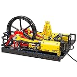 TASS Dampfmaschinen Set, 1245pcs Technic Pneumatisches Bausteinset Dampfmaschinen Einzelteile Klemmbausteine Kompatibel mit Lego Technik