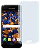 mumbi Schutzfolie kompatibel mit Samsung Galaxy A3 2017 Folie klar, Displayschutzfolie (2X)