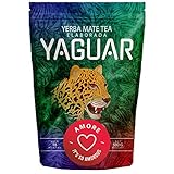 Yaguar Amore 0,5 kg | Früchte-Kräuter-Mate Tee aus Brasilien| Reiche Mischung| Kraft des natürlichen Koffeins | Tee Mate Tee aus Brasilien 500 g | Traditionelle Produktionsmethoden