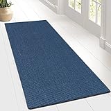 Sisal-Teppich Sylt | Wohnteppich oder Läufer | Hochwertiges Qualitätsprodukt | Erhältlich in vielen Farben & Größen | Langlebig & strapazierfähig (80 x 300 cm, Blau)