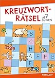 Kreuzworträtsel ab 7 Jahren (Rot/Schaf) (Rätsel, Spaß, Spiele)