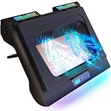 KLIM Everest Laptop Cooling Pad | Leistungsstarker Turbo-Lüfter 4300 RPM Laptop-Kühler | Versiegelter Schaumstoff für maximale Leistung | Vermeide Überhitzung | 14-17.3 Z