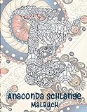 Anaconda Schlange - Malbuch