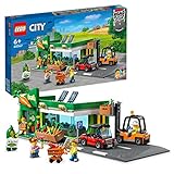 LEGO 60347 City Supermarkt, Spielzeug-Shop, inkl. Auto, Gabelstapler und Straßenplatte, für Kinder ab 6 Jahre; aus der TV-Serie