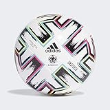 adidas FH7357 Jungen UNIFO LGE J350 Soccer Ball, Weiß/Schwarz/Grün Signal/Hell Cyan, 5