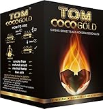 4 x 1 kg Kohle Natur in Tom Cococha Gold für Shisha und Wasserp
