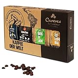 Caveres - 4er Set Kaffeebohnen Aroma Pieno, Vero Gusto | Kolumbien und Brasilien | Starter Kit | ohne Zusatzstoffe | 4x250