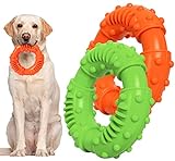 Hundespielzeug Kauspielzeug Hunde, Hunde Spielzeug für Starke Kauer Ring Spielzeug Hund, Hundespielzeug Unzerstörbar Trainingsspielzeug Zahnreinigung Naturkautschuk Spielzeug für Große Mittlere Hunde