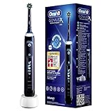 Oral-B Genius X Elektrische Zahnbürste/Electric Toothbrush, 6 Putzmodi für Zahnpflege, künstliche Intelligenz & Bluetooth-App, Designed by Braun, schwarz
